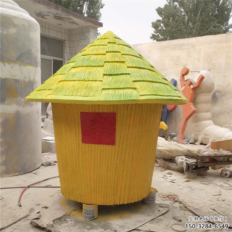 糧倉雕塑廠家,農村雕塑小品,豐收主題玻璃鋼雕塑擺件