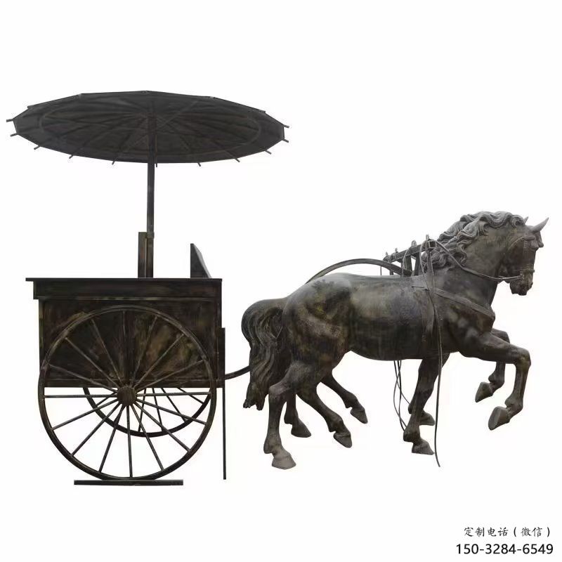 仿銅馬車雕塑廠家,公園園林雕塑,玻璃鋼馬車雕塑制作 仿銅馬車雕塑廠家,公園園林雕塑,玻璃鋼馬車雕塑制作