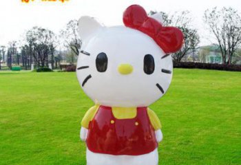 機器貓雕塑廠家,卡通主題小品,彩繪玻璃鋼雕塑擺件