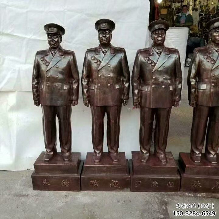 元帥人物雕塑,革命主題雕塑,仿銅元帥人物雕塑廠家 元帥人物雕塑,革命主題雕塑,仿銅元帥人物雕塑廠家
