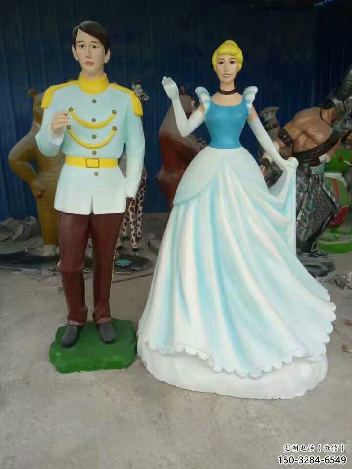 王子雕塑廠家,愛情人物主題,彩繪人物擺件 王子雕塑廠家,愛情人物主題,彩繪人物擺件