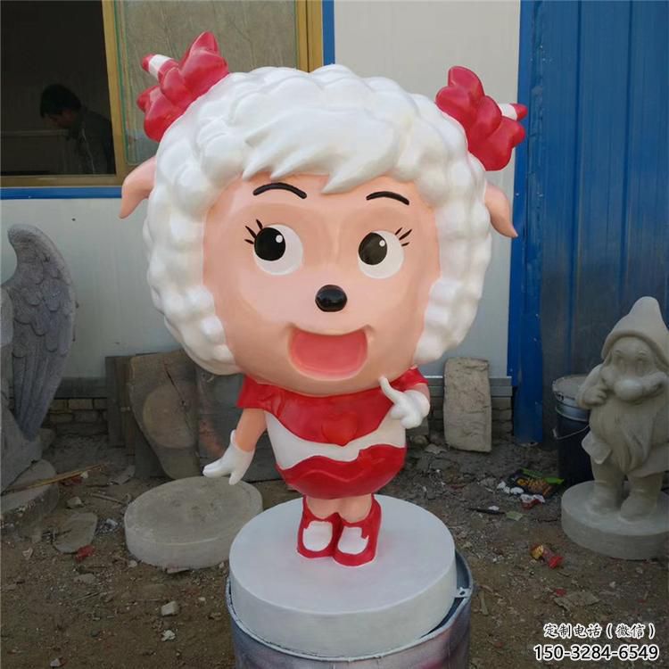喜羊羊雕塑廠家,卡通動漫雕塑小品,玻璃鋼彩繪工藝 喜羊羊雕塑廠家,卡通動漫雕塑小品,玻璃鋼彩繪工藝