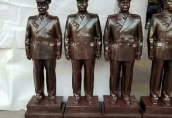 元帥人物雕塑,革命主題雕塑,仿銅元帥人物雕塑廠家