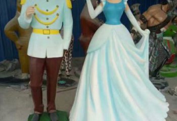 王子雕塑廠家,愛情人物主題,彩繪人物擺件