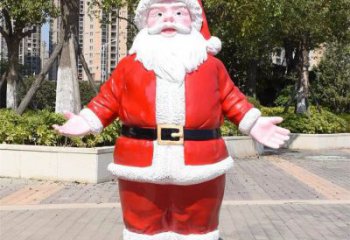 圣誕老人雕塑廠家，節日卡通人物，圣誕節動漫雕塑小品