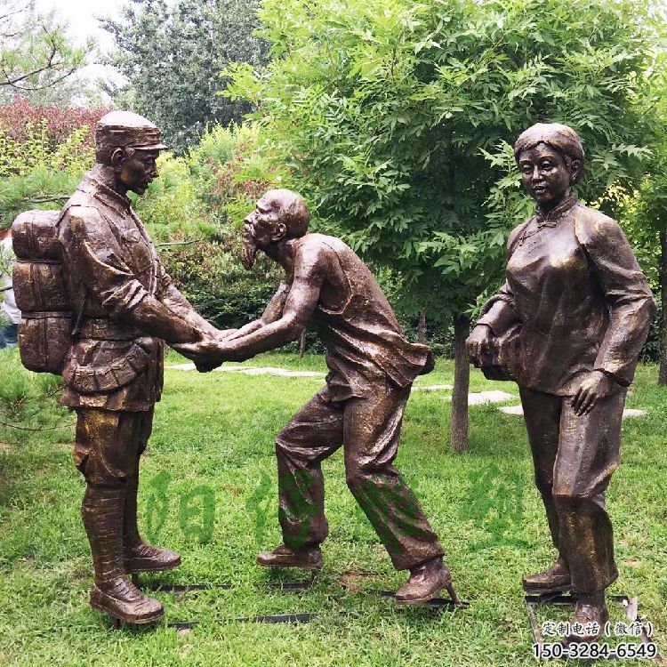 擁軍雕塑廠家,紀念主題人物,仿銅擁軍雕塑廠 擁軍雕塑廠家,紀念主題人物,仿銅擁軍雕塑廠