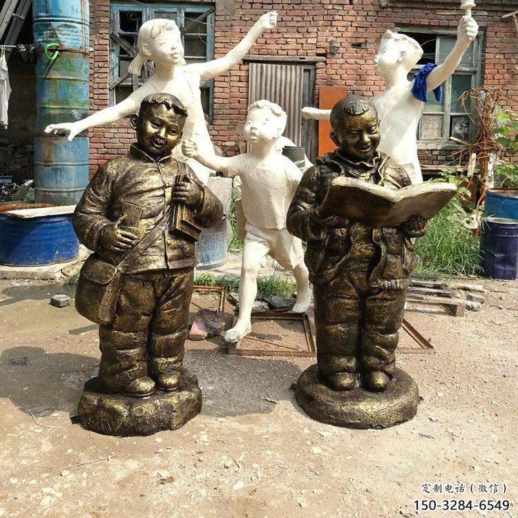 看書娃雕塑廠家,校園看書娃雕塑制作 看書娃雕塑廠家,校園看書娃雕塑制作