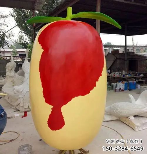 大棗雕塑廠家,仿真瓜果標識,彩繪玻璃鋼大棗雕塑 大棗雕塑廠家,仿真瓜果標識,彩繪玻璃鋼大棗雕塑