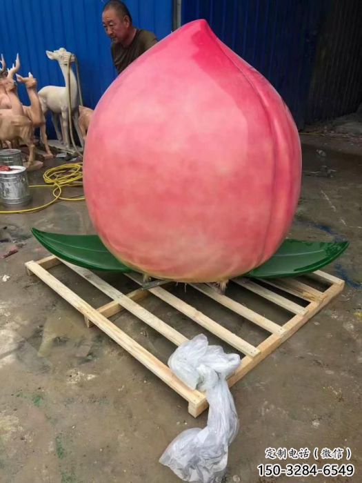 桃子雕塑廠家,創(chuàng)意水果桃子,玻璃鋼桃子仿真雕塑 桃子雕塑廠家,創(chuàng)意水果桃子,玻璃鋼桃子仿真雕塑