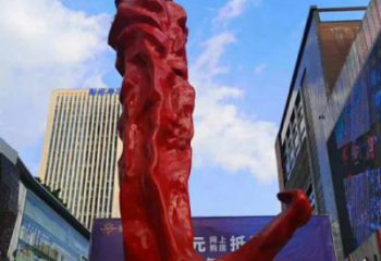 辣椒雕塑廠家，城市商業街雕塑，玻璃鋼仿真辣椒雕塑小品