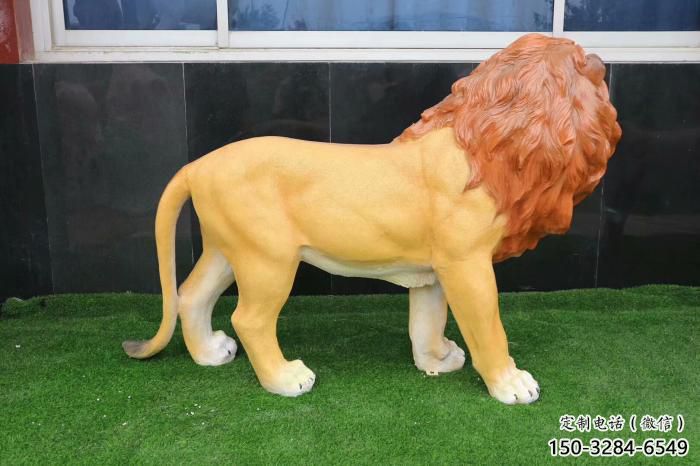 獅子雕塑廠家,園林仿真動物小品,彩繪玻璃鋼獅子雕塑廠 獅子雕塑廠家,園林仿真動物小品,彩繪玻璃鋼獅子雕塑廠