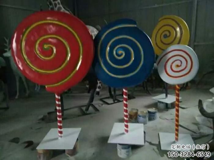 園林棒棒糖景觀雕塑