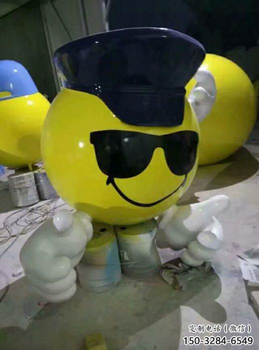 笑臉雕塑 商場(chǎng)笑臉雕塑 動(dòng)漫主題小品