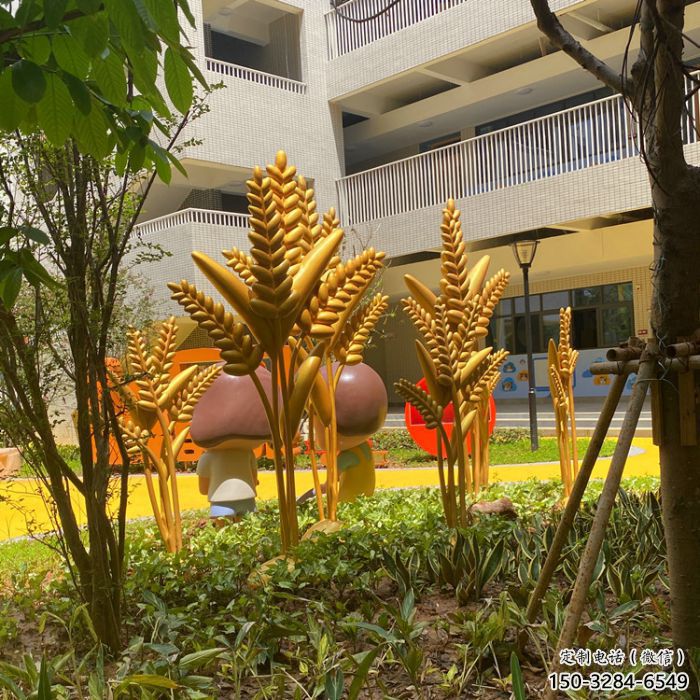 城市水稻雕塑廠家 風景區彩繪雕塑 抽象擺件 城市水稻雕塑廠家 風景區彩繪雕塑 抽象擺件