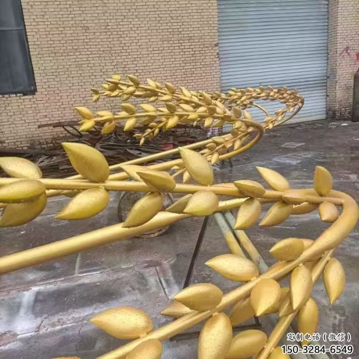 田間水稻雕塑廠家 彩繪仿真雕塑 園林擺件 田間水稻雕塑廠家 彩繪仿真雕塑 園林擺件