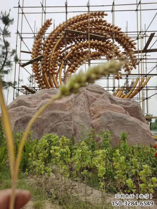 廣場青稞雕塑廠家 公園仿真雕塑 抽象擺件 廣場青稞雕塑廠家 公園仿真雕塑 抽象擺件