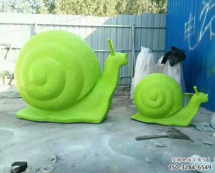 仿真蝸牛雕塑廠家 店門口園林雕塑 卡通小品