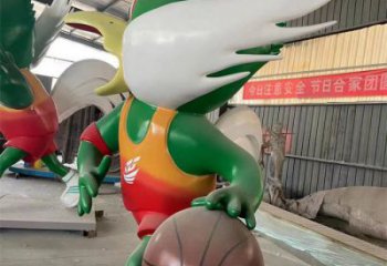 城市飛鳥雕塑廠家 風景區彩繪雕塑 抽象擺件