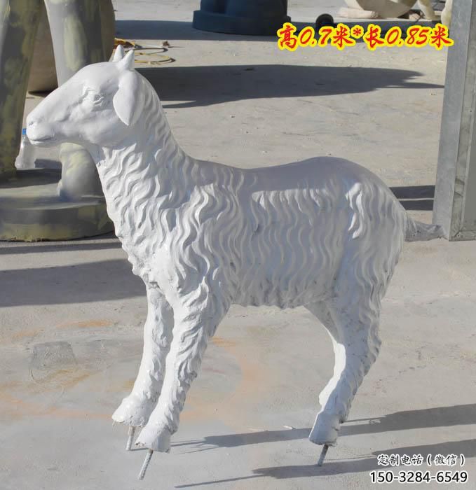 商業街山羊雕塑廠家 售樓處學校雕塑 家禽擺件 商業街山羊雕塑廠家 售樓處學校雕塑 家禽擺件