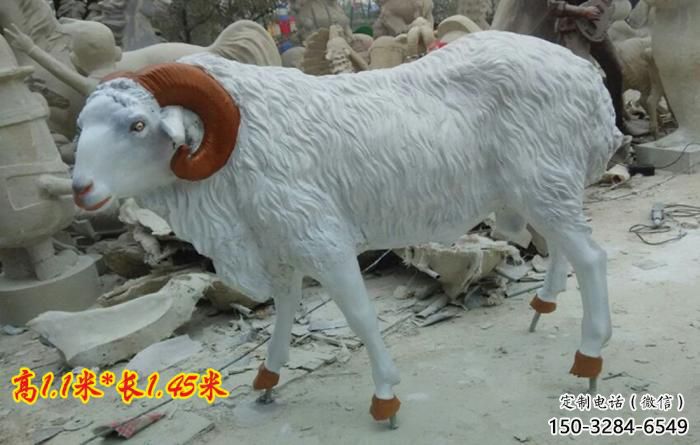 田間山羊雕塑廠家 彩繪仿真雕塑 園林擺件 田間山羊雕塑廠家 彩繪仿真雕塑 園林擺件