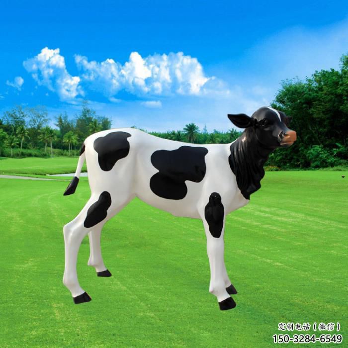 園林奶牛雕塑 風景區(qū)仿真雕塑 廣場小品