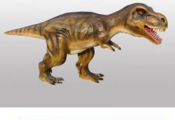 古銅色恐龍雕塑 大型城市雕塑 商業街擺件