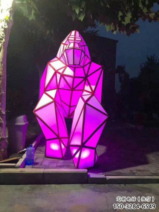 發光北極熊雕塑 店門口園林雕塑 動物小品 發光北極熊雕塑 店門口園林雕塑 動物小品