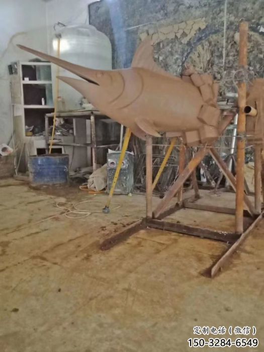 商場(chǎng)劍魚(yú)雕塑 仿真海洋生物雕塑 店門口小品 商場(chǎng)劍魚(yú)雕塑 仿真海洋生物雕塑 店門口小品