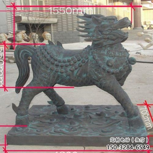 風(fēng)景區(qū)獨(dú)角獸雕塑 售樓處廣場雕塑 仿古擺件