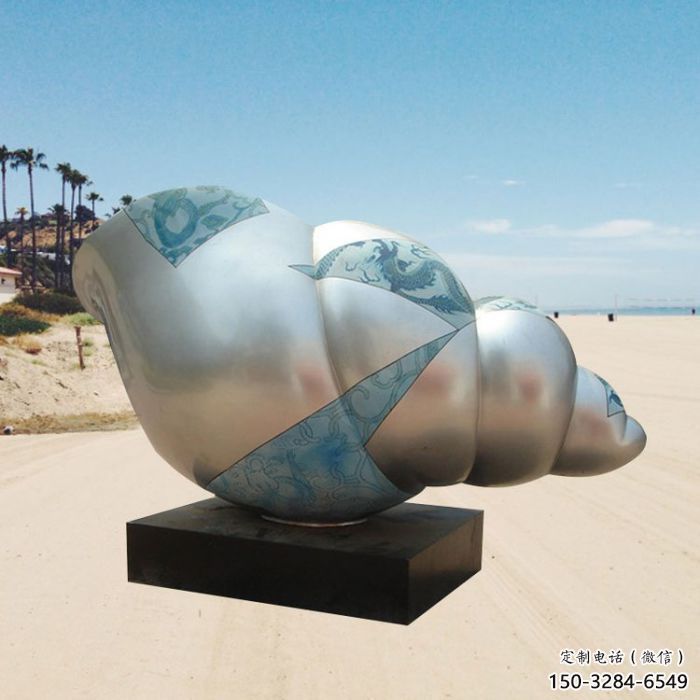 公園海螺雕塑 酒店門口雕塑 彩繪擺件 公園海螺雕塑 酒店門口雕塑 彩繪擺件