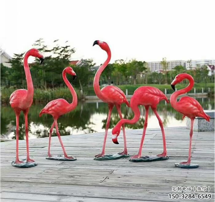 庭院火鳥雕塑 城市古銅色雕塑 動物小品