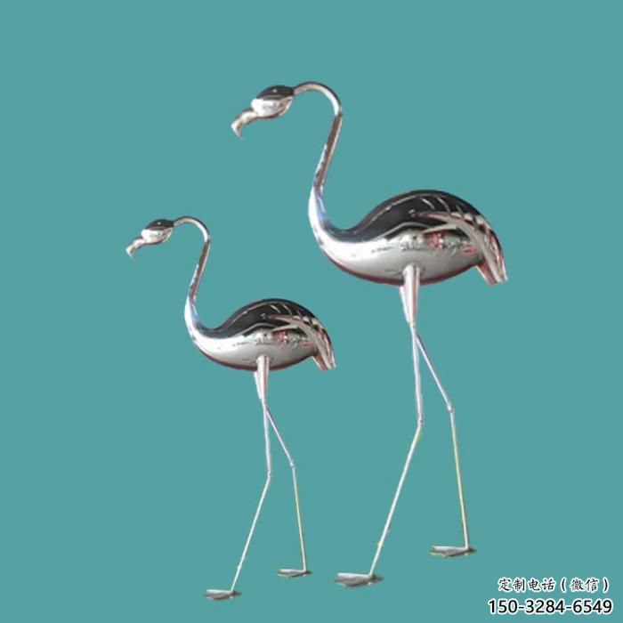 大型火烈鳥雕塑 門口創意雕塑 售樓處小品 大型火烈鳥雕塑 門口創意雕塑 售樓處小品