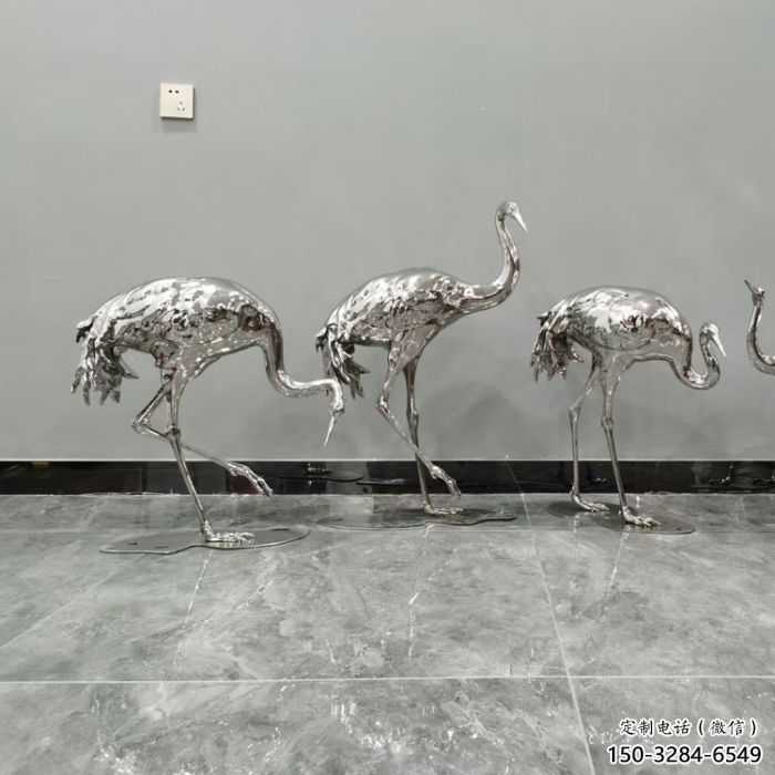 公園丹頂鶴雕塑 酒店門口雕塑 彩繪擺件 公園丹頂鶴雕塑 酒店門口雕塑 彩繪擺件