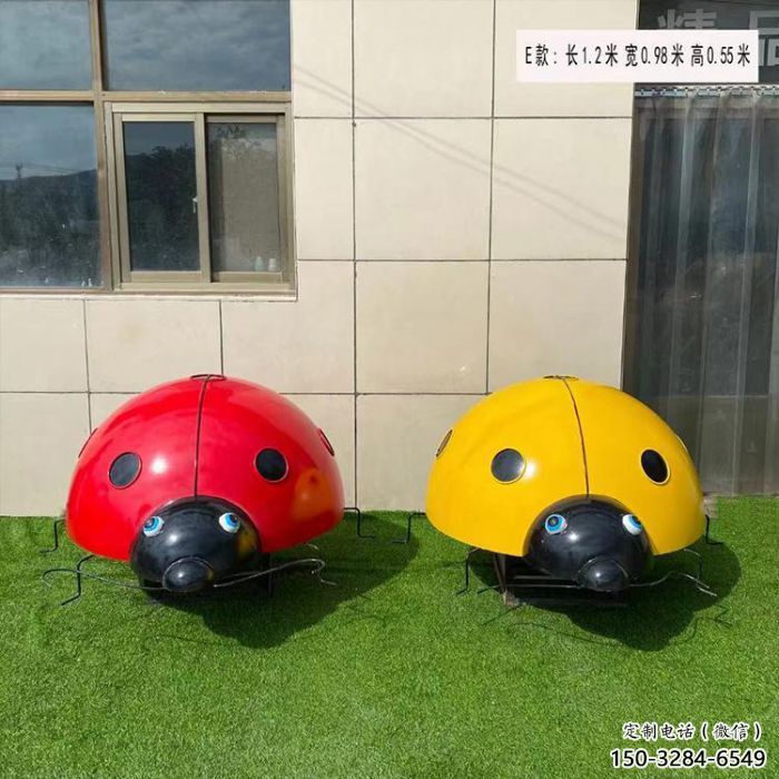 大型瓢蟲雕塑 門口創意雕塑 售樓處小品 大型瓢蟲雕塑 門口創意雕塑 售樓處小品