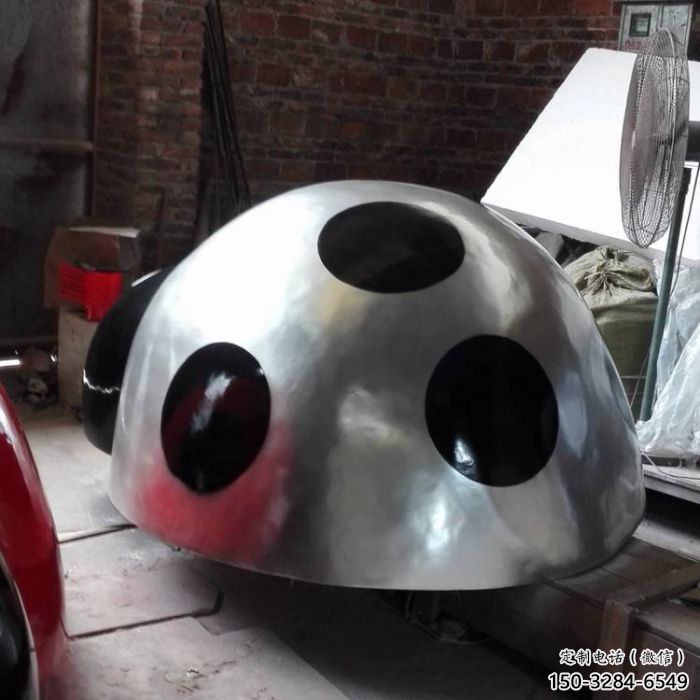 抽象甲殼蟲雕塑 店門口彩繪雕塑 步行街擺件