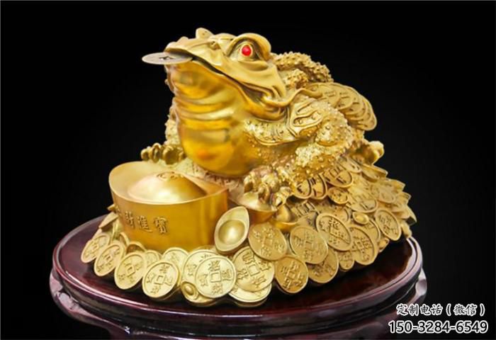 仿真金蟾雕塑 酒店公園雕塑 風景區擺件 仿真金蟾雕塑 酒店公園雕塑 風景區擺件