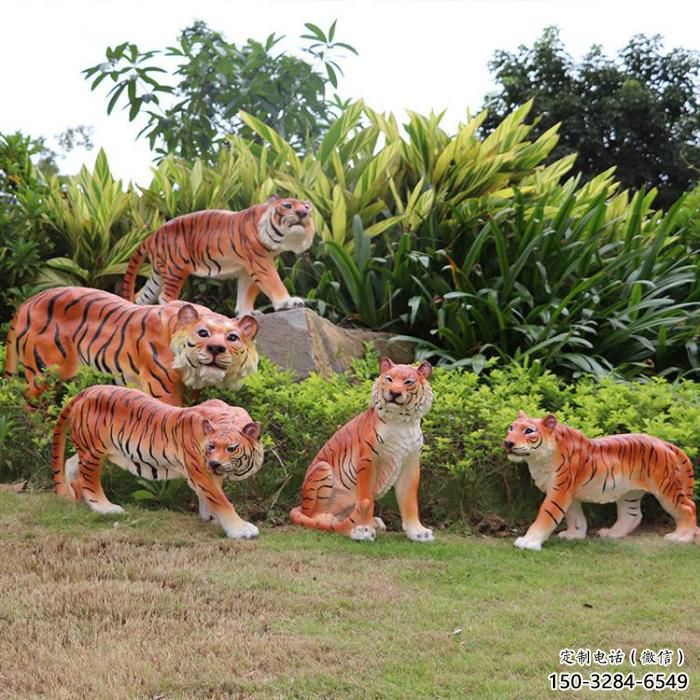 仿真老虎雕塑 酒店公園雕塑 風景區擺件 仿真老虎雕塑 酒店公園雕塑 風景區擺件