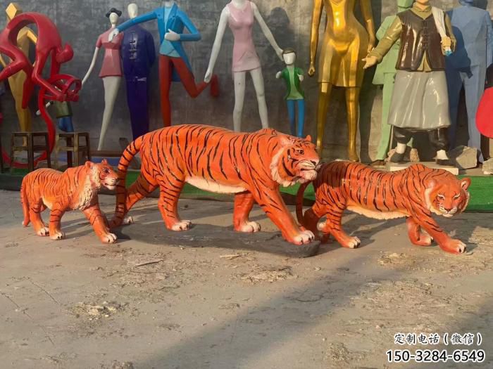 商業街老虎雕塑 售樓處動物雕塑 神獸擺件