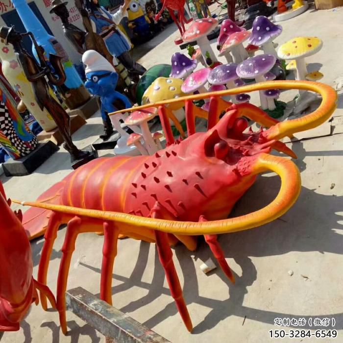 風景區龍蝦雕塑 售樓處廣場雕塑 仿古擺件 風景區龍蝦雕塑 售樓處廣場雕塑 仿古擺件