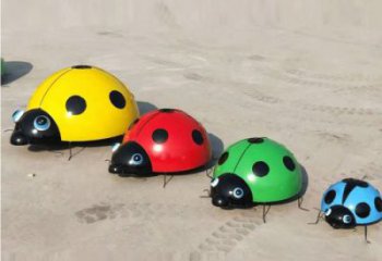 城市甲殼蟲雕塑 風景區彩繪雕塑 抽象擺件