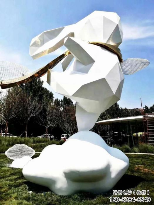 商業(yè)街大白兔雕塑 售樓處雕塑 動(dòng)物擺件 商業(yè)街大白兔雕塑 售樓處雕塑 動(dòng)物擺件