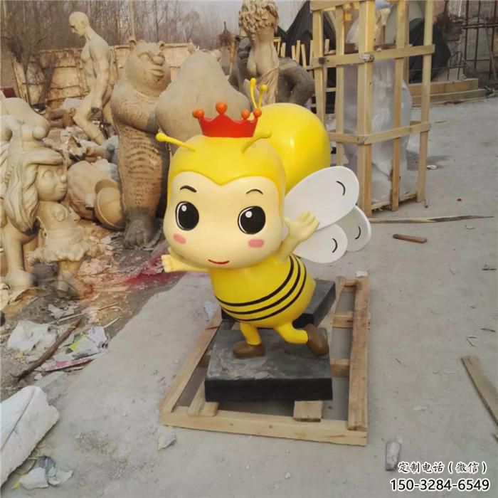 仿真蜜蜂雕塑 酒店公園雕塑 風景區(qū)擺件