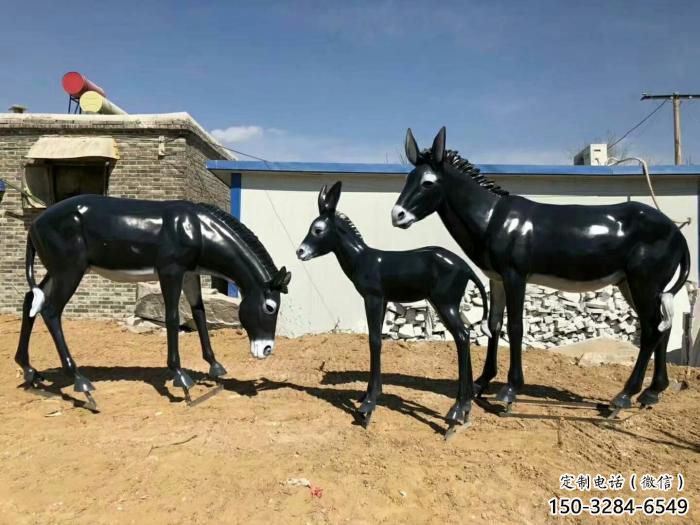 抽象毛驢雕塑 店門口彩繪雕塑 步行街擺件 抽象毛驢雕塑 店門口彩繪雕塑 步行街擺件