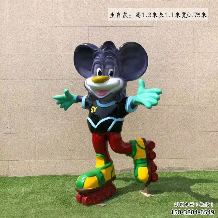 園林十二生肖雕塑 田間彩繪雕塑 仿真擺件 園林十二生肖雕塑 田間彩繪雕塑 仿真擺件