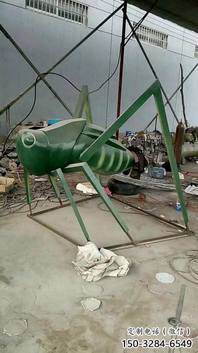 庭院蟈蟈雕塑 城市彩繪雕塑 昆蟲小品 庭院蟈蟈雕塑 城市彩繪雕塑 昆蟲小品