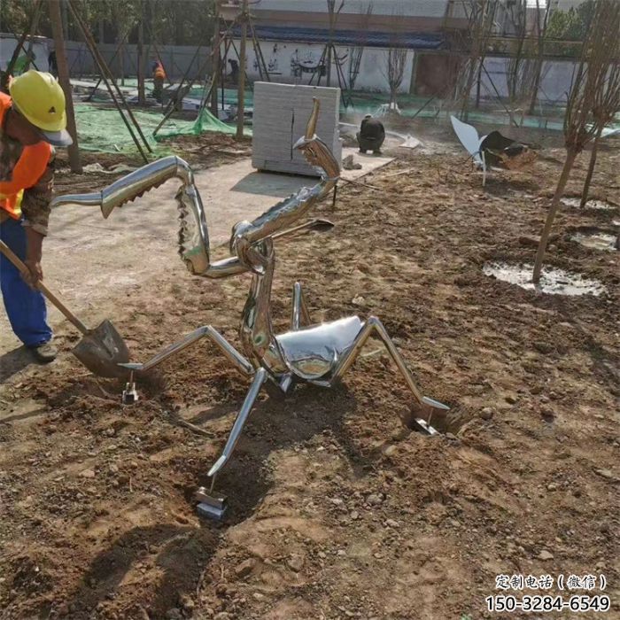 風(fēng)景區(qū)螳螂雕塑 售樓處廣場(chǎng)雕塑 動(dòng)物擺件