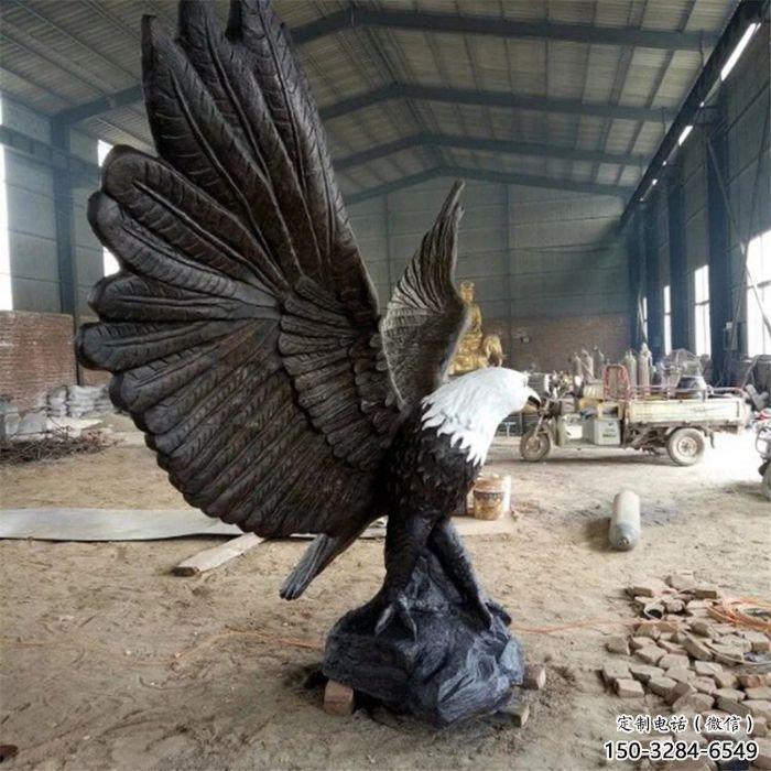 商場老鷹雕塑 仿真動物雕塑 店門口小品