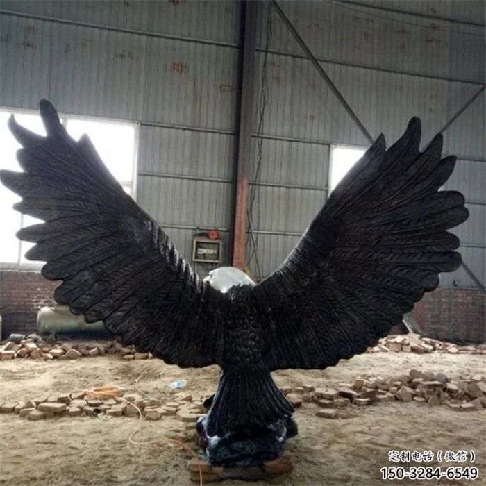 售樓處老鷹雕塑 商業街仿真雕塑 動物擺件
