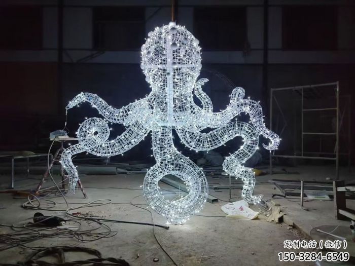 鏤空章魚雕塑 廣場近代雕塑 門口小品