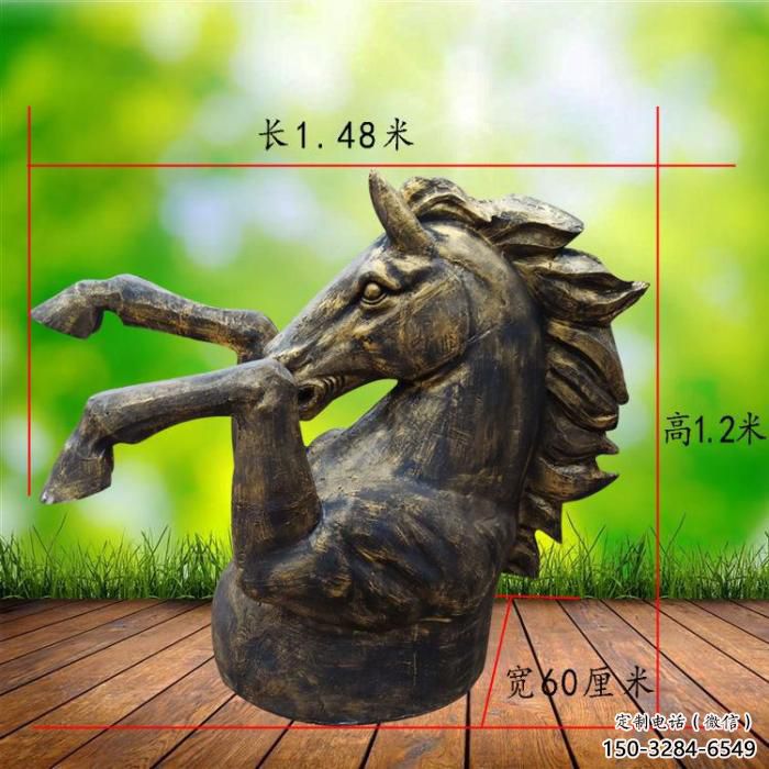 園林牛頭雕塑 城市廣場雕塑 步行街擺件 園林牛頭雕塑 城市廣場雕塑 步行街擺件